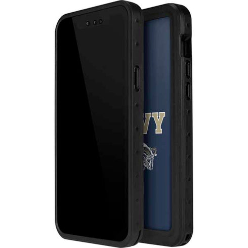 United States Naval Academy Navy Logo iPhone 15 Plus Waterproof Case
